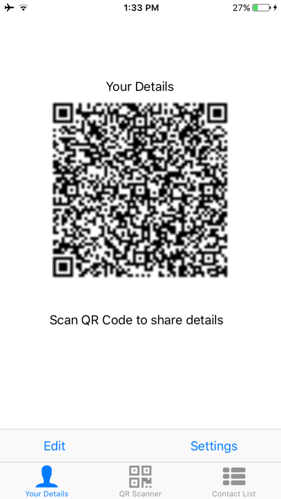 Busy QR Apple