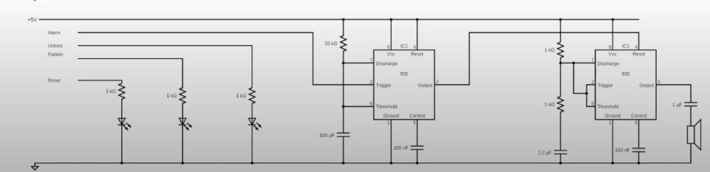 electronic lock output